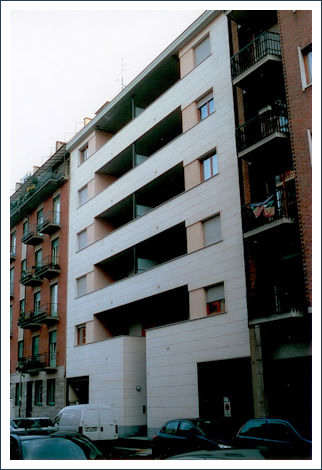 2003-2005 Condominio di 10 alloggi e box in zona S. Rita - Via Lagnasco 5-7 - Torino